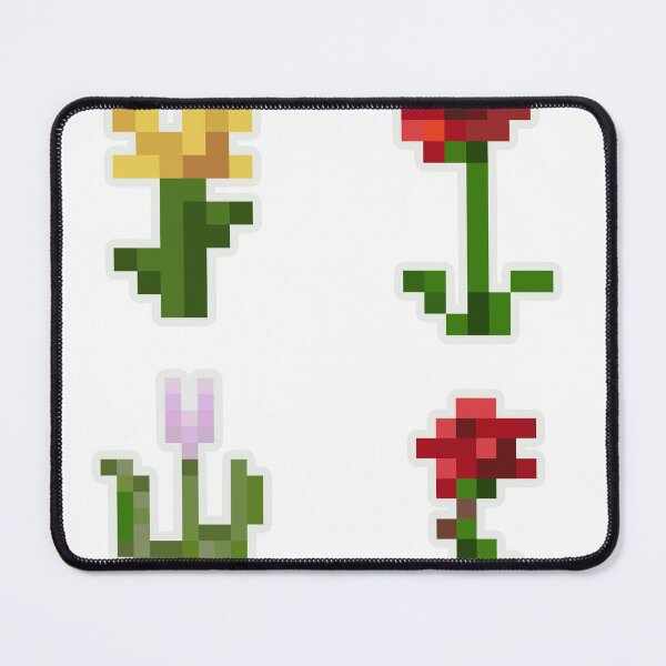 Item preview, Pixelated Blooms Sticker designed and sold by nekolego.