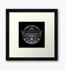 Carpe Noctem / Weiß Gerahmtes Wandbild