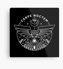 Carpe Noctem / White Metal Print