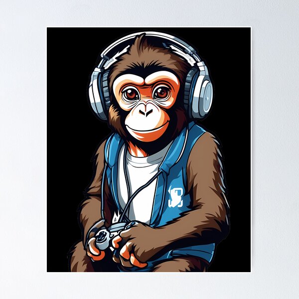 Item preview, Monkey Joystick Master designed and sold by Mechanical-Artt.