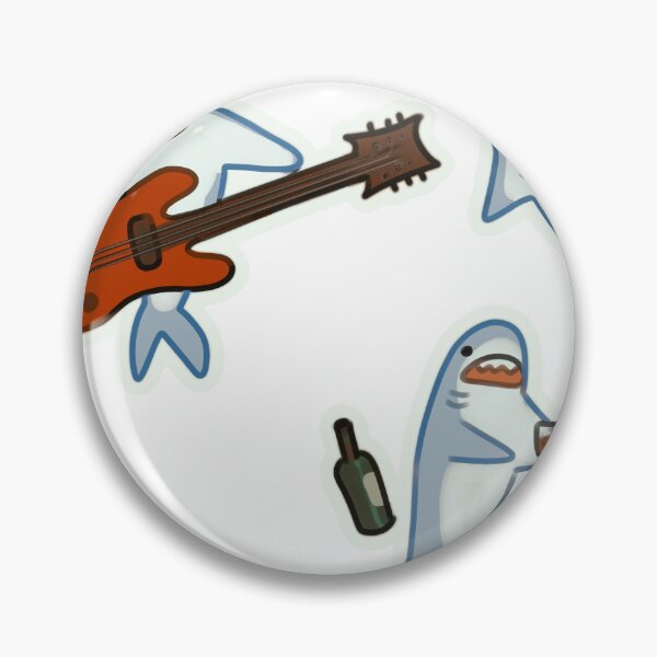 Item preview, Funny Shark Sticker Pack designed and sold by nekolego.