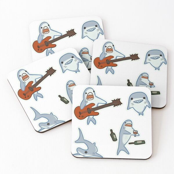 Item preview, Funny Shark Sticker Pack designed and sold by tazituna100.