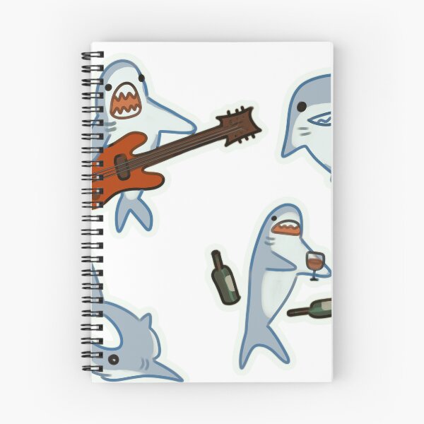 Item preview, Funny Shark Sticker Pack designed and sold by nekolego.
