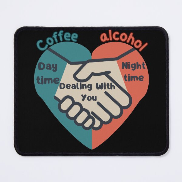 Item preview, Coffee and Alcohol (Funny Graphic T) designed and sold by Betteroffweird.