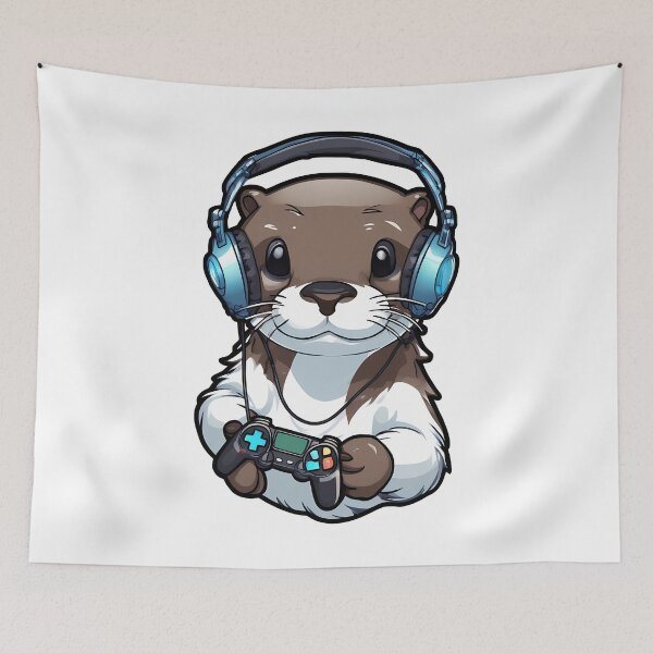 Item preview, Otter Gamers Unite designed and sold by Mechanical-Artt.