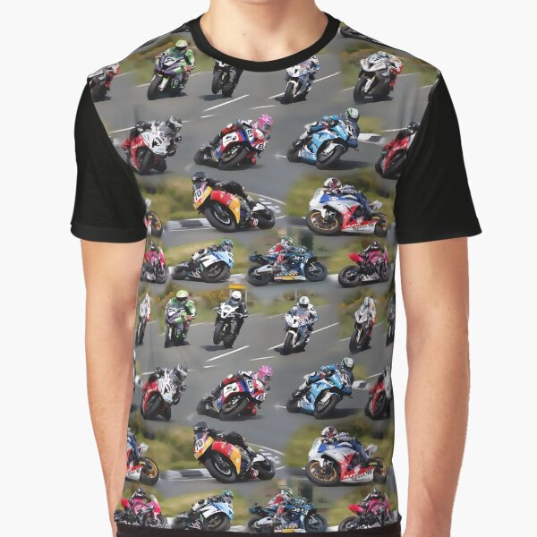 MotoGP Isle on Man I - Top Pilots Graphic T-Shirt