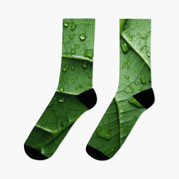 Item preview, Stunning green leaf macro photography art print designed and sold by dcrc.