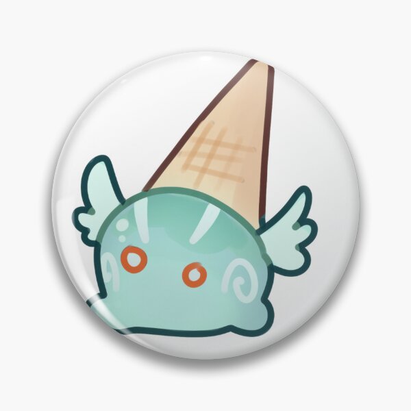Item preview, Anemo Slime Cone Sticker designed and sold by tazituna100.