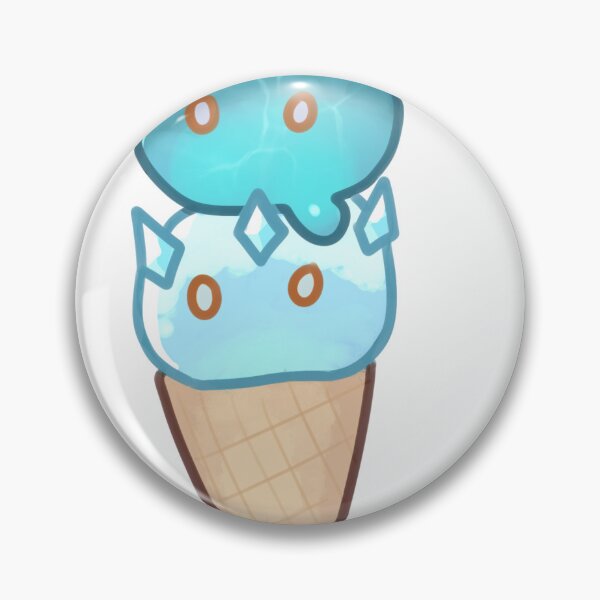 Item preview, Water And Cryo Slime Cone Sticker designed and sold by tazituna100.