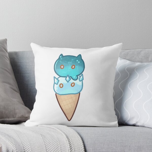Item preview, Water And Cryo Slime Cone Sticker designed and sold by nekolego.