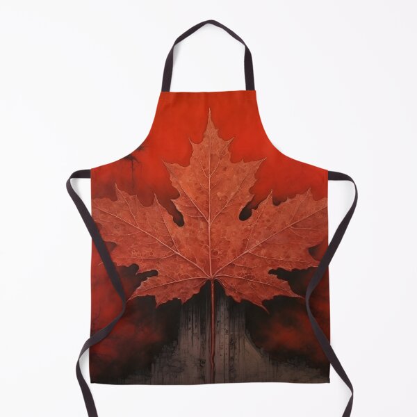 Item preview, Crimson Canadian Maple Leaf art print designed and sold by dcrc.