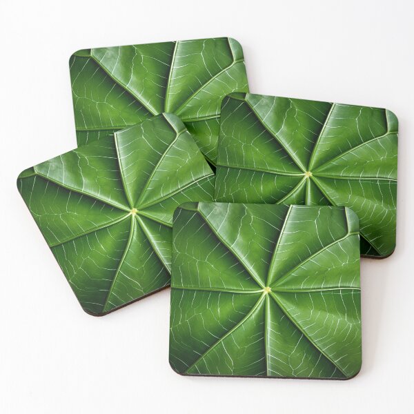 Item preview, stunning green leaf macro photography art print designed and sold by dcrc.