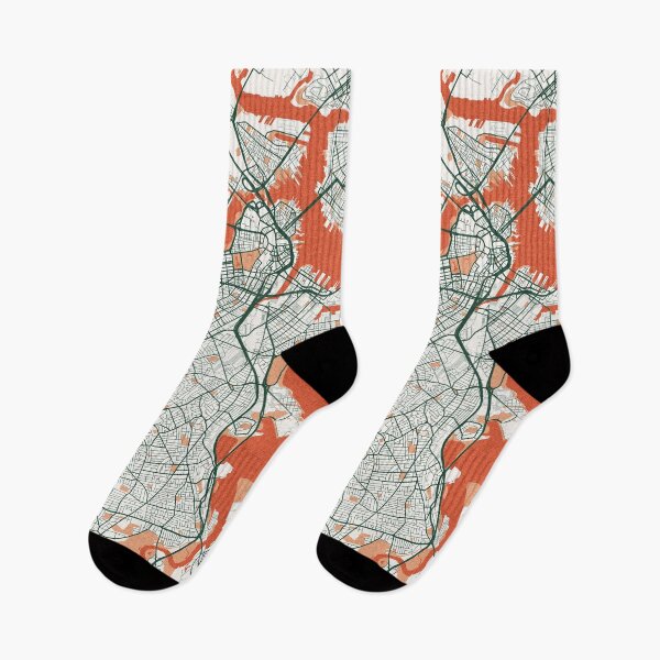 Item preview, Boston City Map of Massachusetts, USA  - Bohemian designed and sold by deMAP.