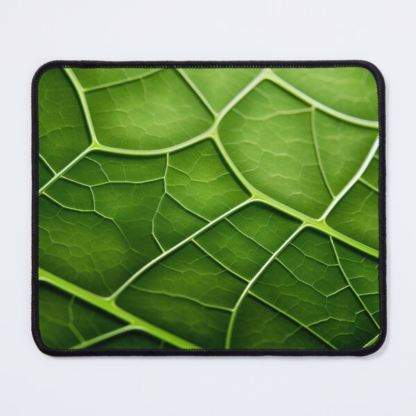 Item preview, stunning green leaf macro photography art print designed and sold by dcrc.