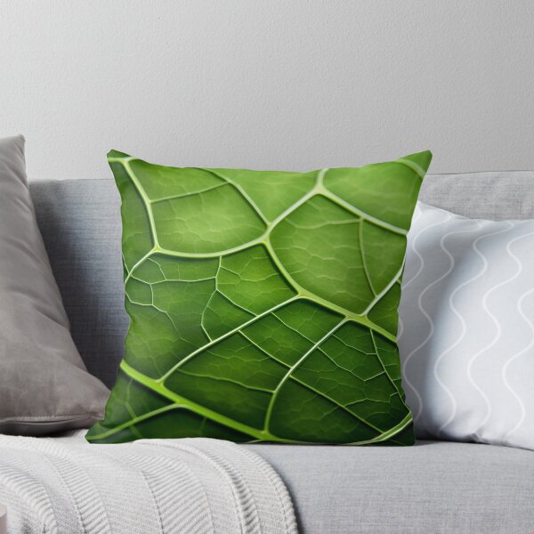 Item preview, stunning green leaf macro photography art print designed and sold by dcrc.