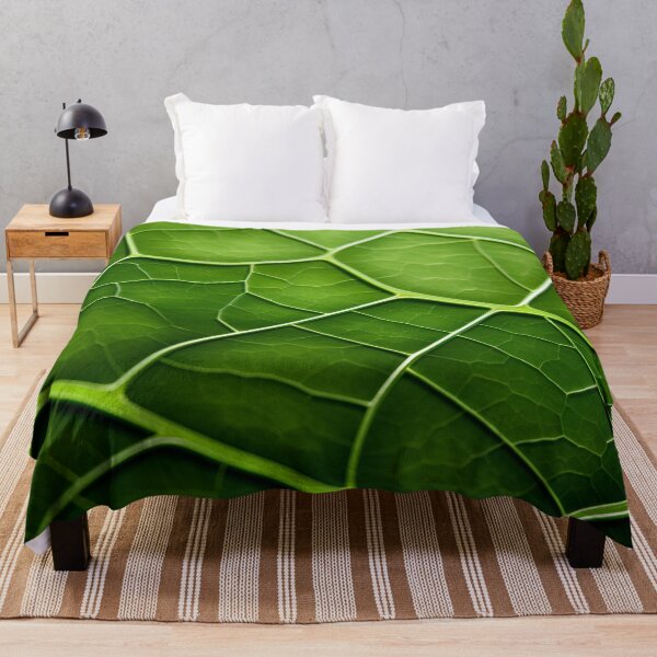 Item preview, stunning green leaf macro photography art print designed and sold by dcrc.