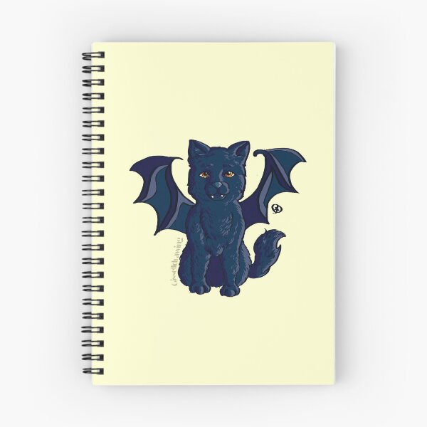Item preview, little black bat cat designed and sold by gisselldrawn.