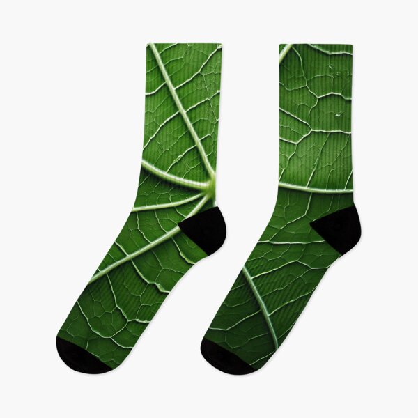 Item preview, stunning green leaf macro photography art print designed and sold by dcrc.