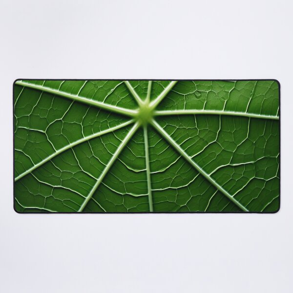 Item preview, stunning green leaf macro photography art print designed and sold by dcrc.
