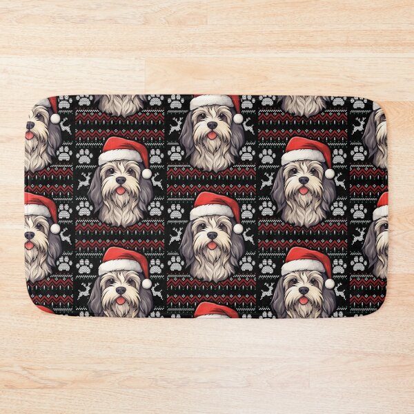 Item preview, Lowchen Ugly Sweater Christmas designed and sold by rafaeltto.