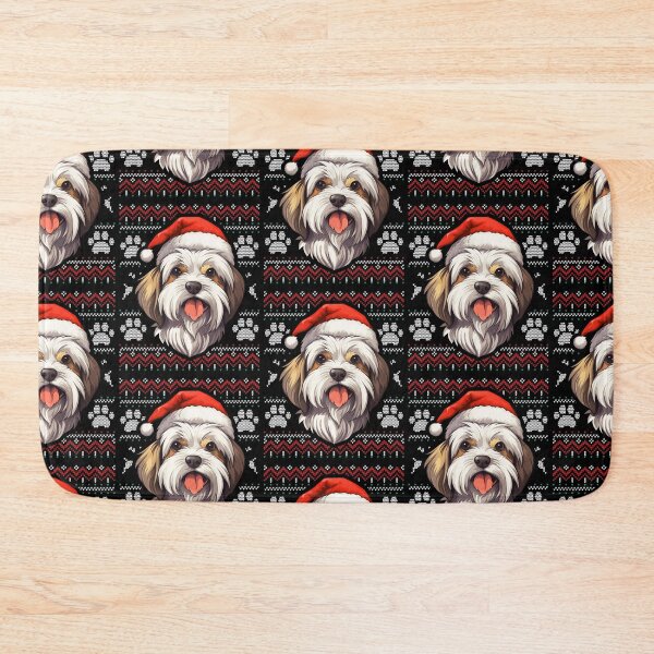 Item preview, Lowchen Ugly Sweater Christmas designed and sold by rafaeltto.
