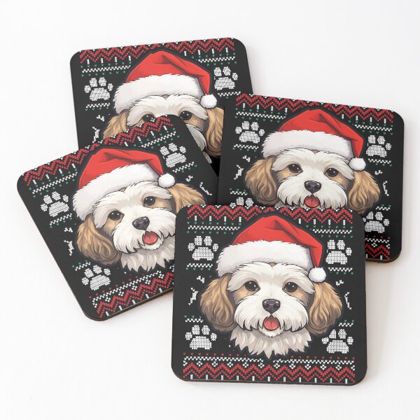Item preview, Maltipoo Ugly Sweater Christmas designed and sold by rafaeltto.