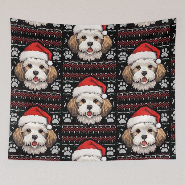 Item preview, Maltipoo Ugly Sweater Christmas designed and sold by rafaeltto.