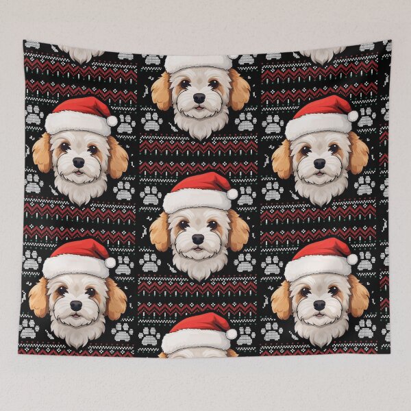Item preview, Maltipoo Ugly Sweater Christmas designed and sold by rafaeltto.