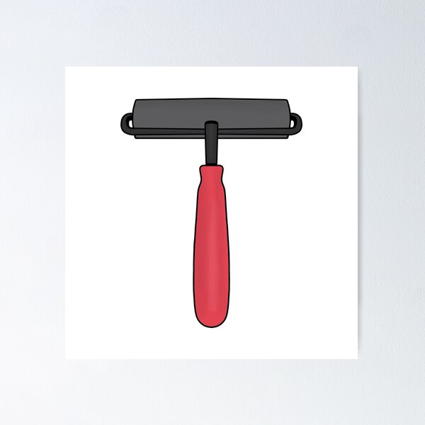 Item preview, Rubber Brayer Roller Woodcut designed and sold by shopdiego.