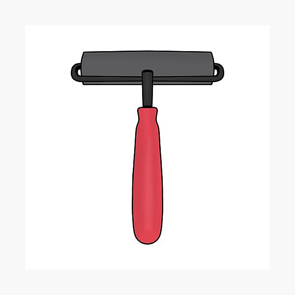 Item preview, Rubber Brayer Roller Woodcut designed and sold by shopdiego.