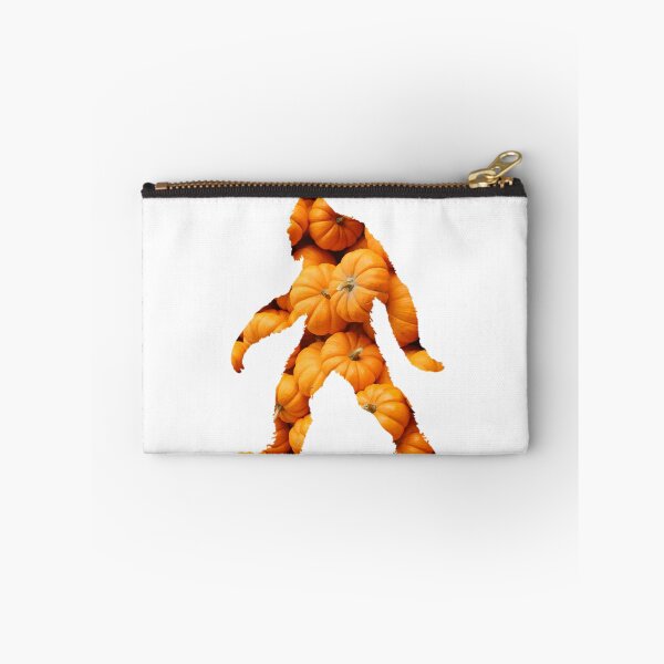 Item preview, Bigfoot Walking Through a Pumpkin Patch Yeti Sasquatch designed and sold by ElegantTeaTime.
