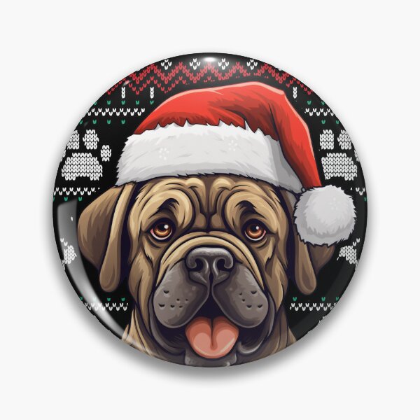 Aperçu de l'œuvre Mastiff Ugly Sweater Christmas créée et vendue par rafaeltto.