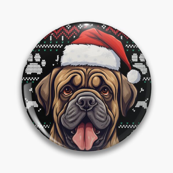 Aperçu de l'œuvre Mastiff Ugly Sweater Christmas créée et vendue par rafaeltto.