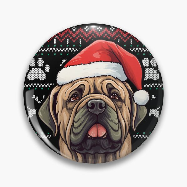 Aperçu de l'œuvre Mastiff Ugly Sweater Christmas créée et vendue par rafaeltto.