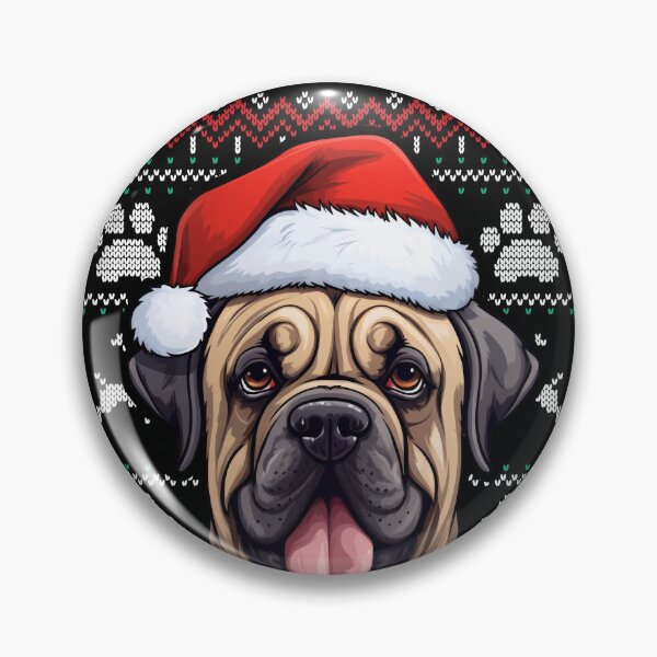 Aperçu de l'œuvre Mastiff Ugly Sweater Christmas créée et vendue par rafaeltto.