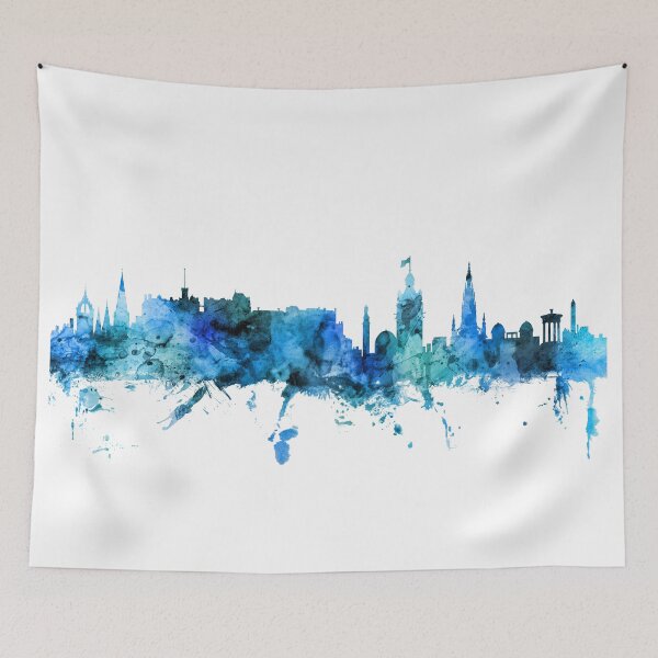 Item preview, Edinburgh Scotland Skyline designed and sold by ArtPrints.