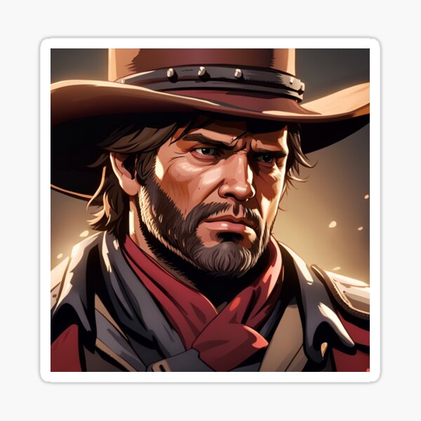 Red Dead Redemption 2 Arthur Morgan Sticker - Free RDR 2 Sticker