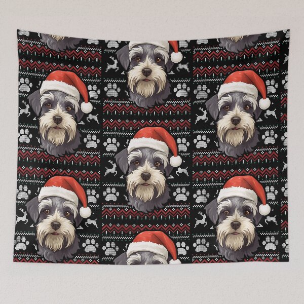Artikelvorschau, Miniature Schnauzer Ugly Sweater Christmas entworfen und verkauft von rafaeltto.