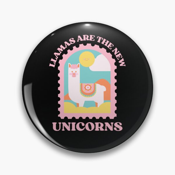 Item preview, Llamas are the New Unicorns | Cute Llama Stamp designed and sold by Kimochi-Shop.