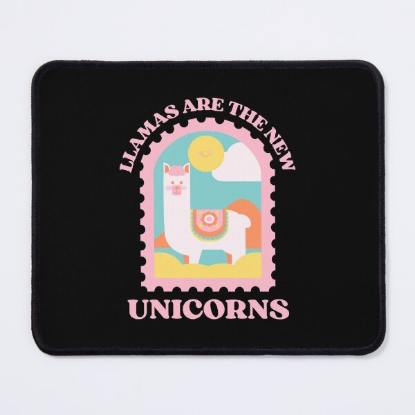 Item preview, Llamas are the New Unicorns | Cute Llama Stamp designed and sold by Kimochi-Shop.