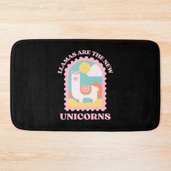 Item preview, Llamas are the New Unicorns | Cute Llama Stamp designed and sold by Kimochi-Shop.