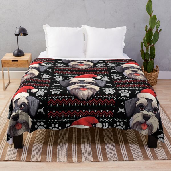 Artikelvorschau, Miniature Schnauzer Ugly Sweater Christmas entworfen und verkauft von rafaeltto.