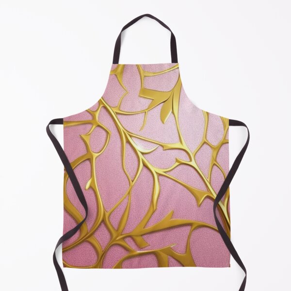Item preview, Pink and gold abstract pattern designed and sold by Roxburylane.