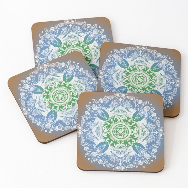 Item preview, Persistence Pays Off - Horse Mandala (White on Gradient variation) designed and sold by Kara Cooper.