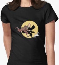 TIN TIN THE MOVIE Women's Fitted T-Shirt