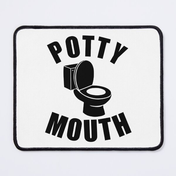Item preview, Potty Mouth Toilet designed and sold by Dope-Ass-Decals.