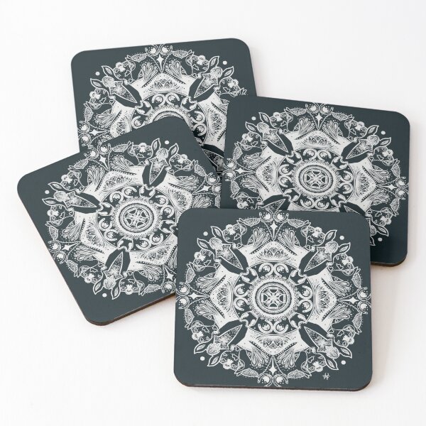 Item preview, Persistence Pays Off - Owl Mandala (White variation) designed and sold by Kara Cooper.