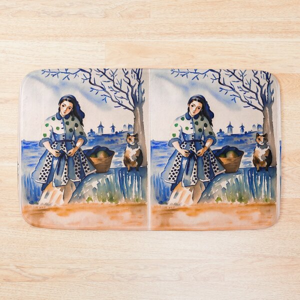 Item preview, Tha washer and the cat designed and sold by MARYA.ART.