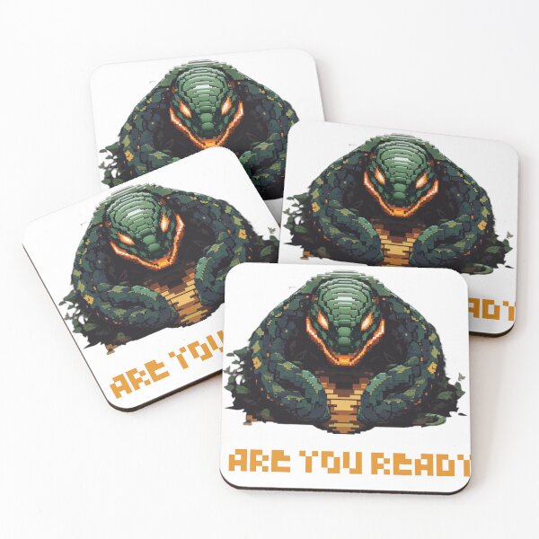 Item preview, Halloween pixel snake  designed and sold by PERFECART.
