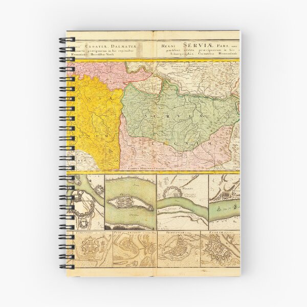 Item preview, 1738 map of Serbia and Bosnia designed and sold by Francespoppy.